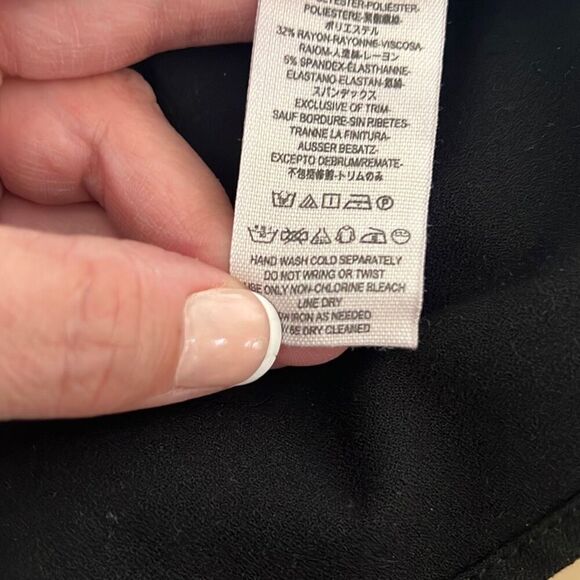 Free People Sleeveless Dress Women's XSmall Black Round Neck Open Back Classic - Picture 11 of 11